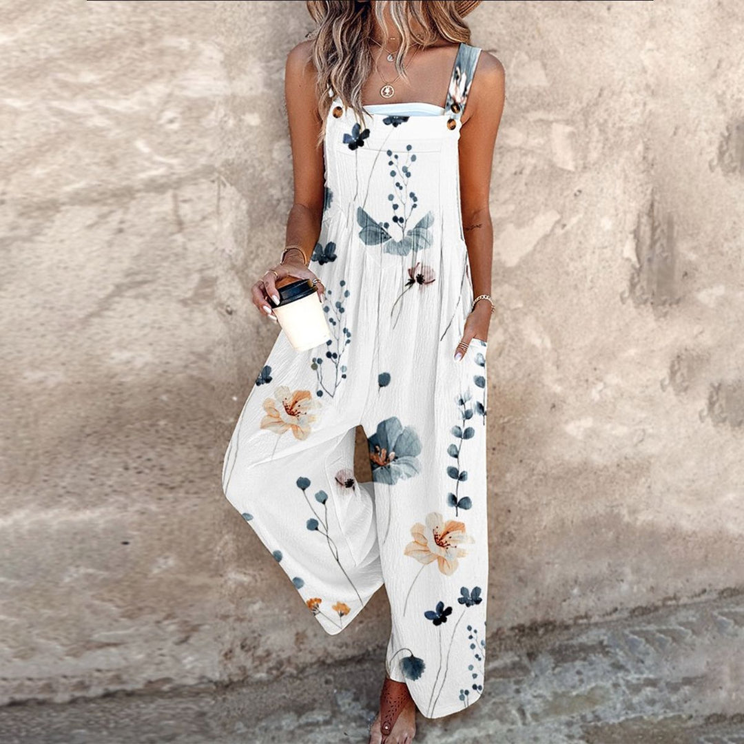 Susan | Comfortable Flower Overalls