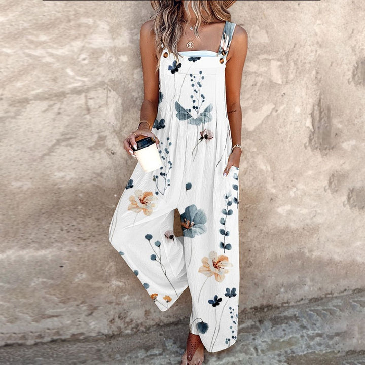 Susan | Comfortable Flower Overalls