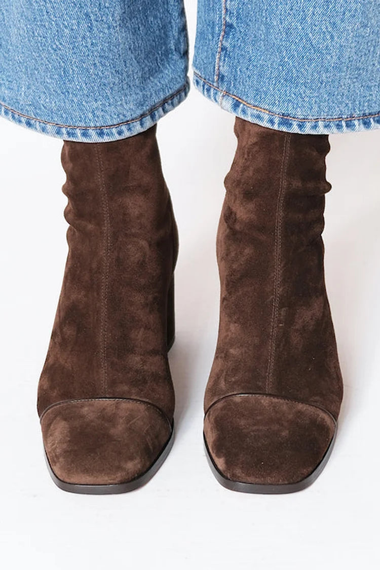 Macy | Chic Suede Ankle Booties