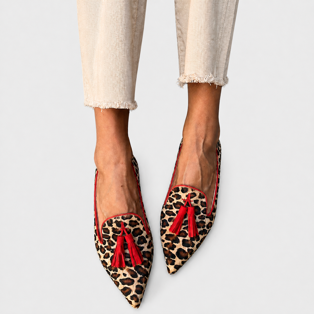 Nela™ | Leopard Loafers