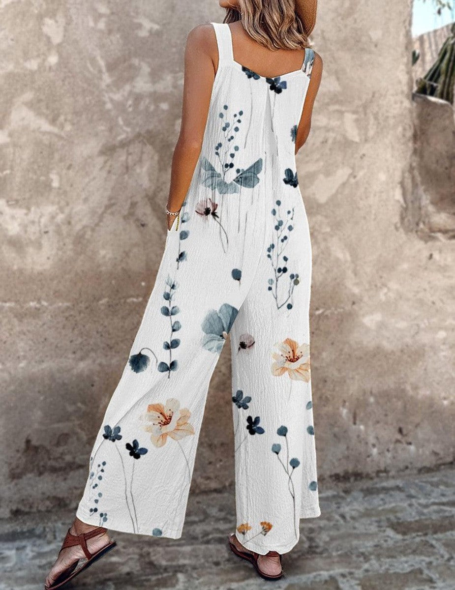 Susan | Comfortable Flower Overalls