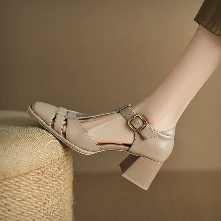 Michela Square-Toe Sandal Collection