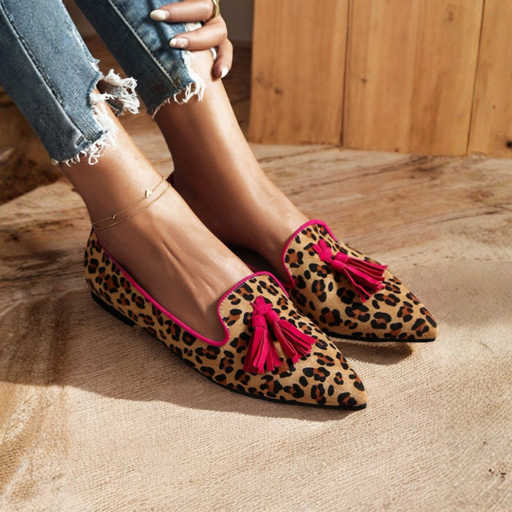 Nela™ | Leopard Loafers