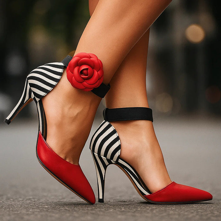Carly | Floral Elegance Heels