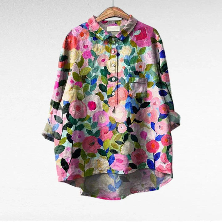 Stacy Blouse – Relaxed Fit with Artistic Design