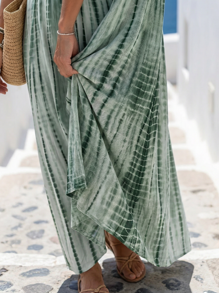 Karys | Soft Dyed Midi Dress with Casual Fit