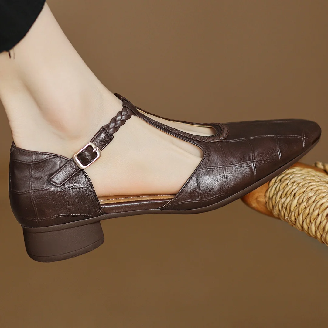 Kepa | Classic Leather Mary Jane Flats