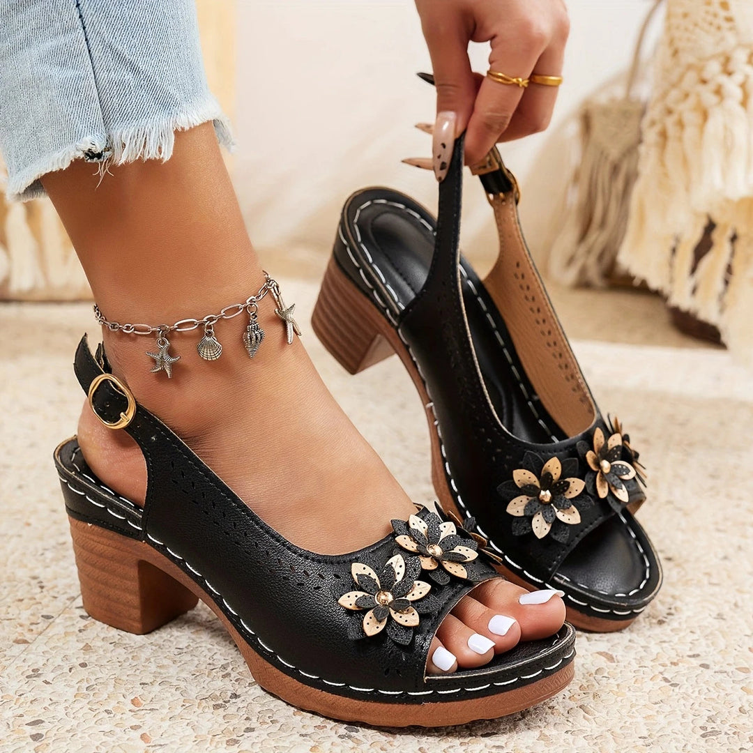 Stylish Stiletto Heel Sandals