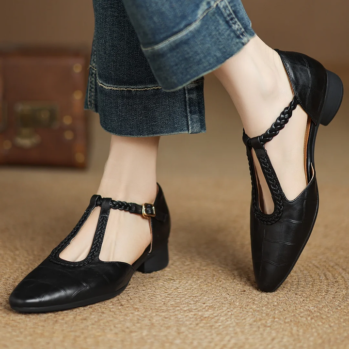 Kepa | Classic Leather Mary Jane Flats