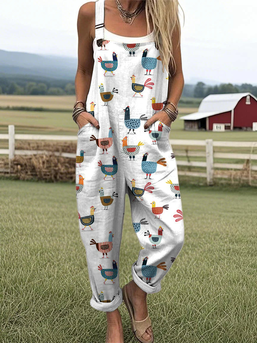 Abigail | Printed Wide-Leg Jumpsuit