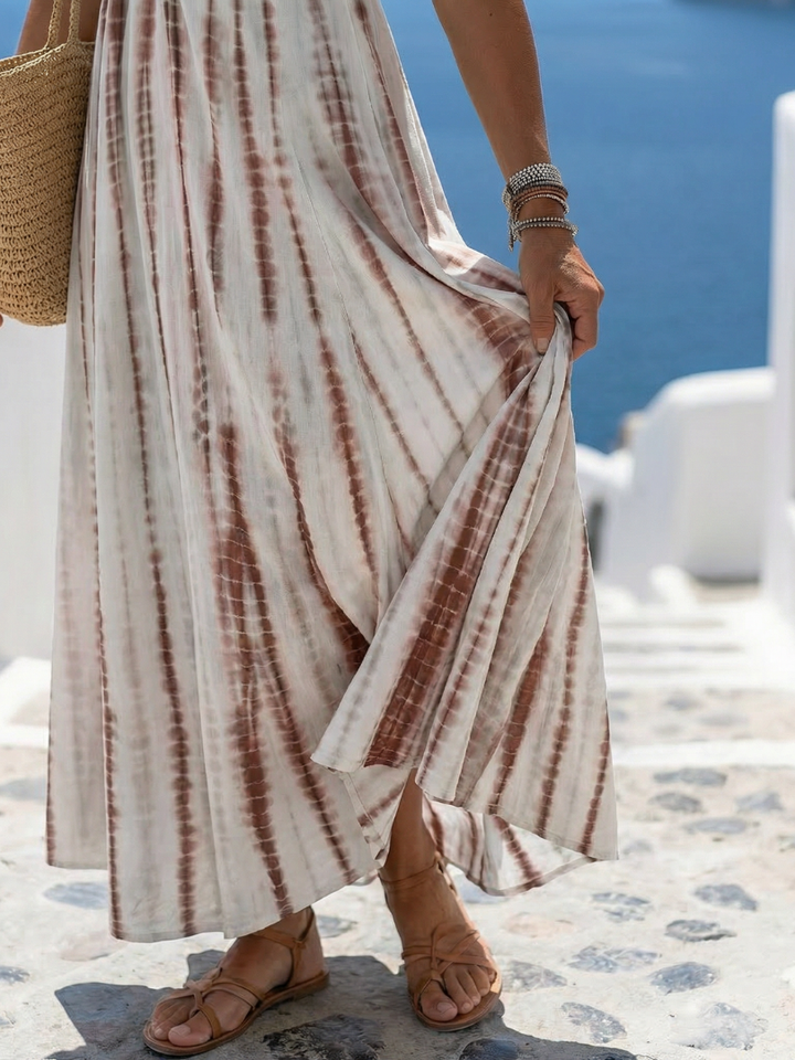 Karys | Soft Dyed Midi Dress with Casual Fit