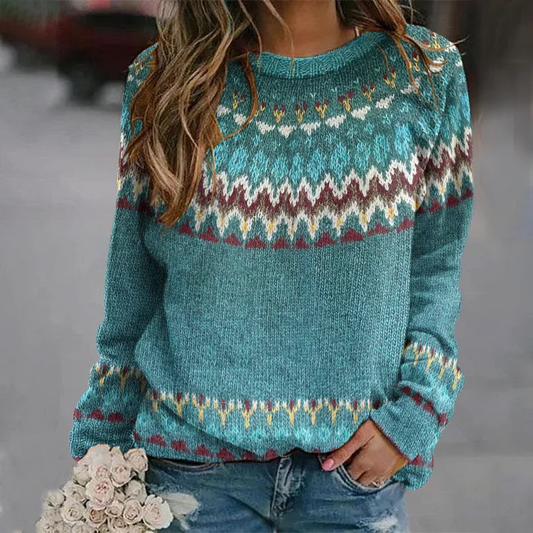 Victory | Cozy Retro Print Sweatshirt