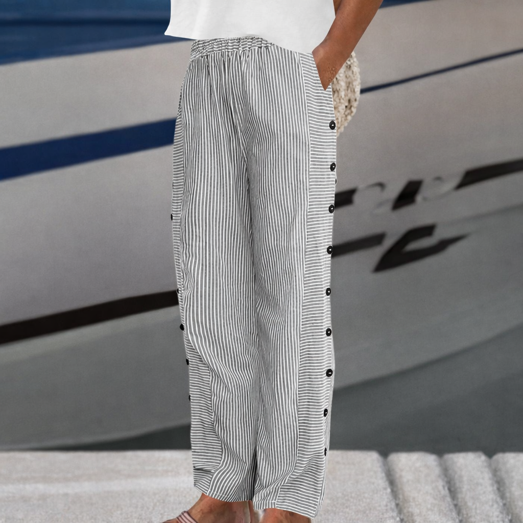 REA™ | Comfortable Striped Casual Trousers
