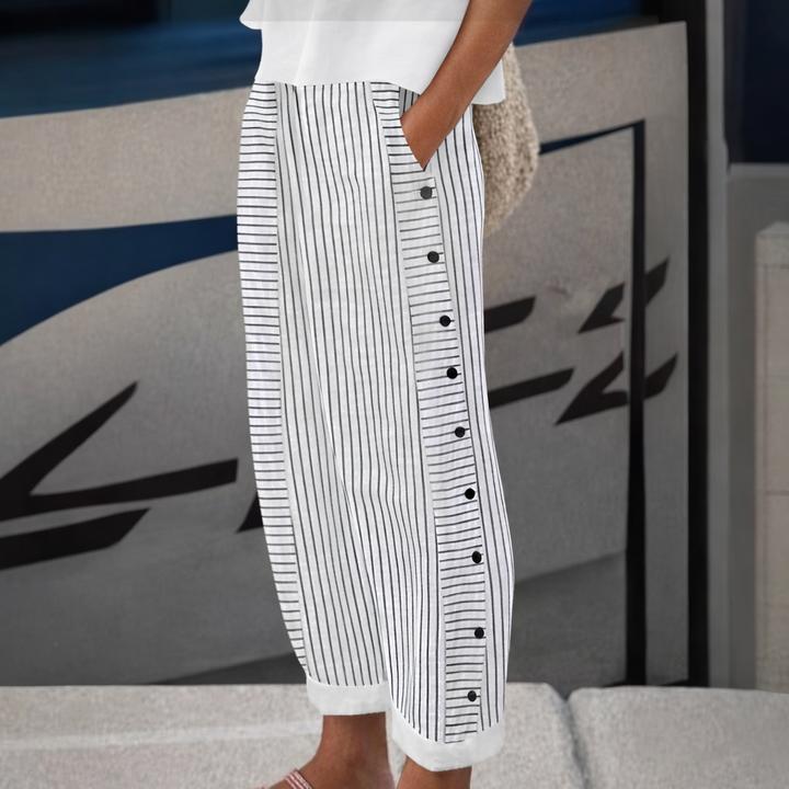 REA™ | Comfortable Striped Casual Trousers