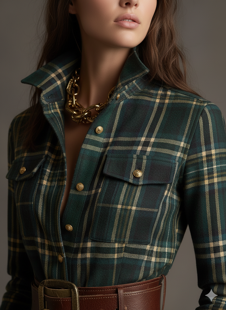 Mireline - Timeless Button-Up Shirt Dress