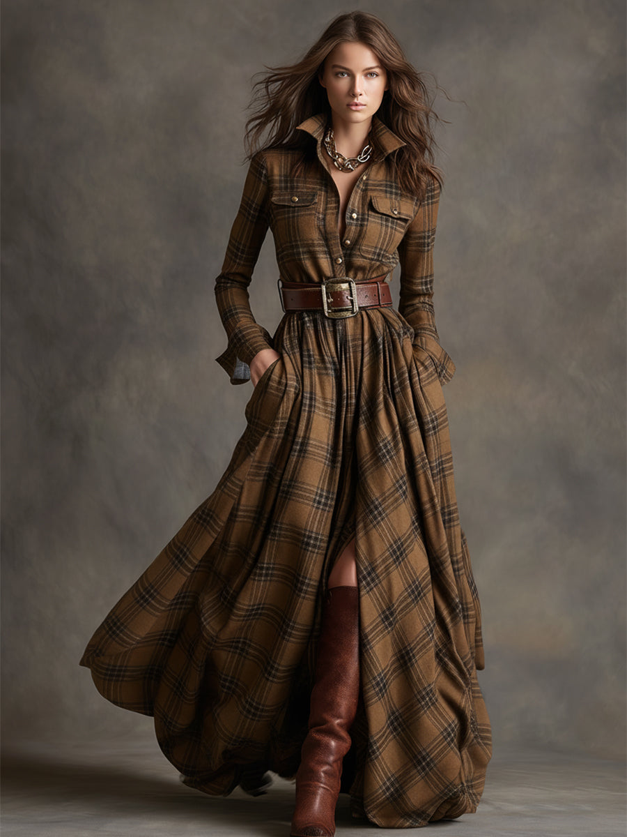 Mireline - Timeless Button-Up Shirt Dress