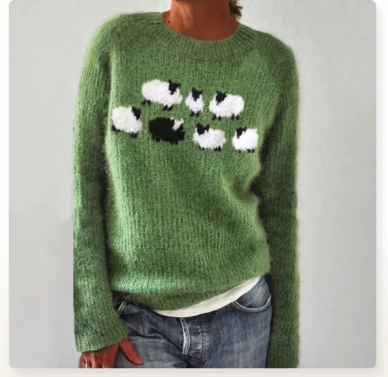 July | Cozy Mignon Sheep Wool Sweater