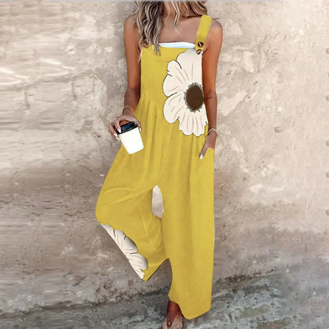 Susan | Comfortable Flower Overalls