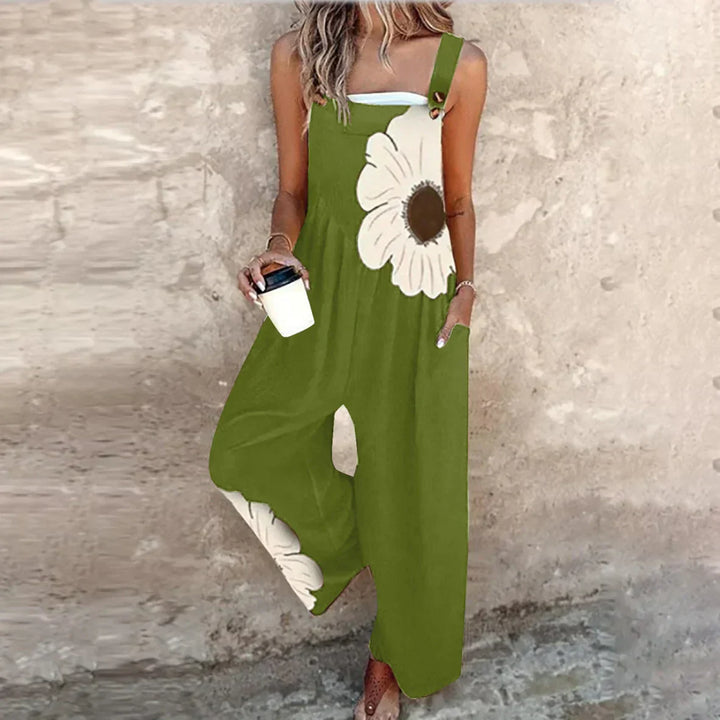 Susan | Comfortable Flower Overalls