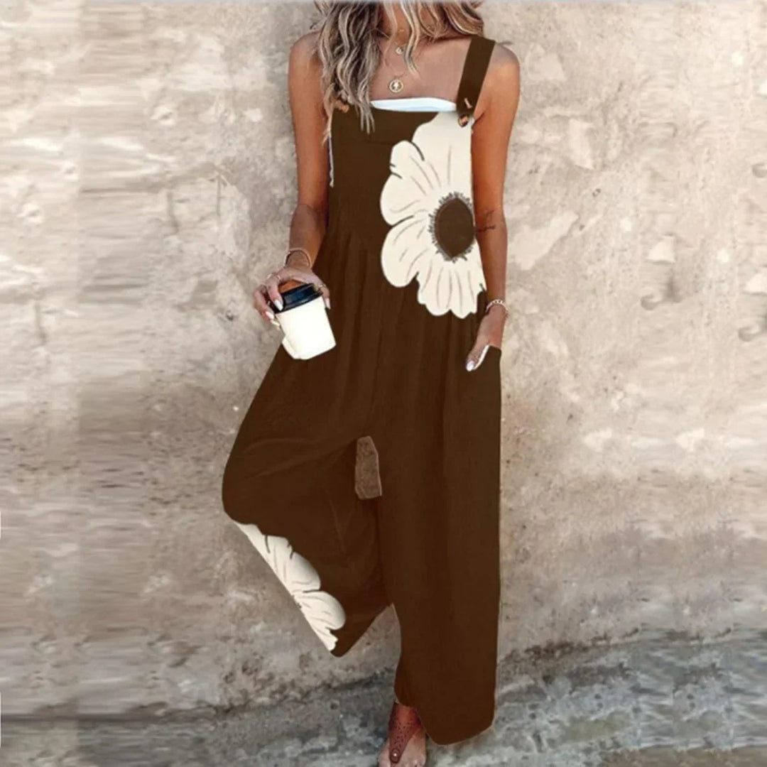 Susan | Comfortable Flower Overalls
