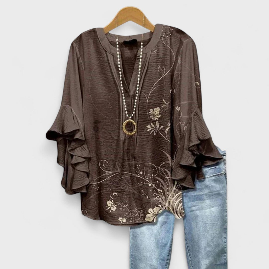 Cordelia | Women’s Printed Blouse
