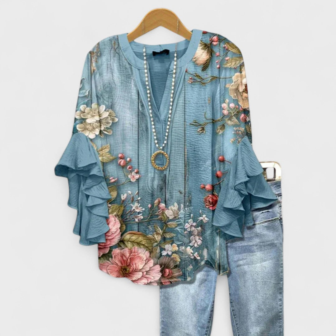Cordelia | Women’s Printed Blouse