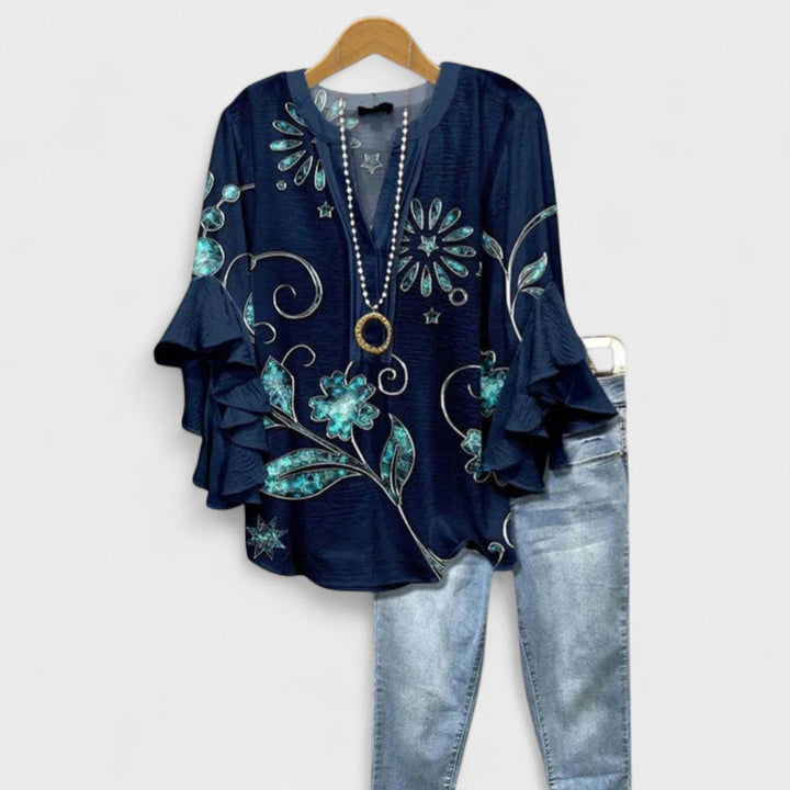 Cordelia | Women’s Printed Blouse