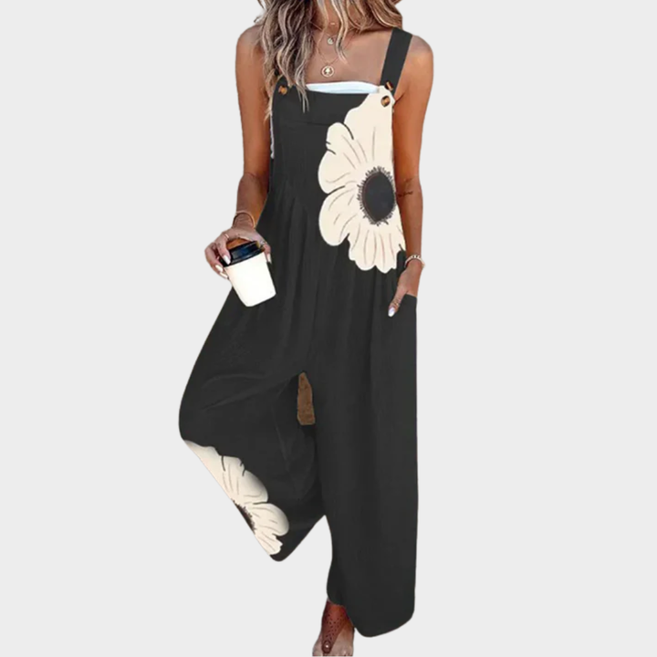 Susan | Comfortable Flower Overalls