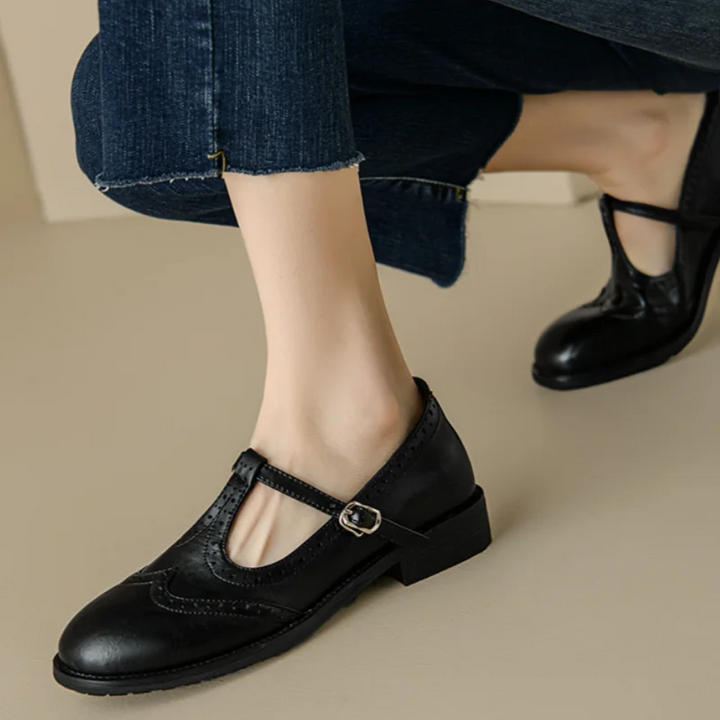 Hazel | Stylish T-Strap Mary Jane Footwear