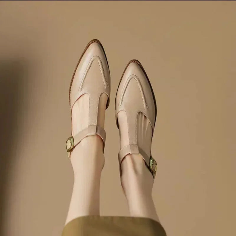 Aurenza Buckle-Detail Shoes