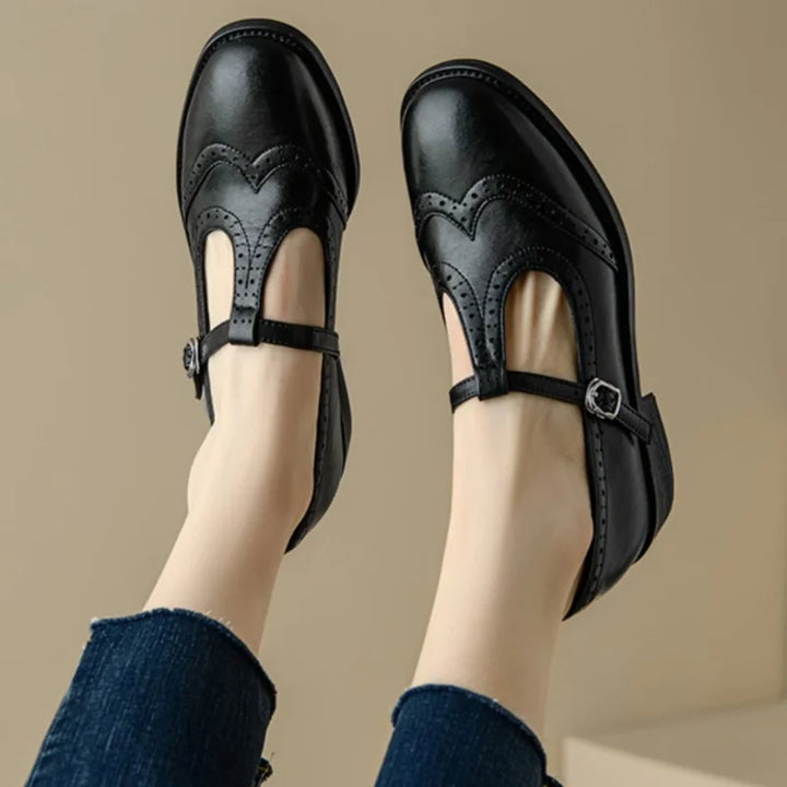 Hazel | Stylish T-Strap Mary Jane Footwear