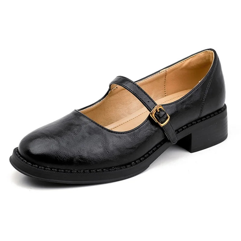 Belle | Classic Leather Mary Jane Comfort Footwear