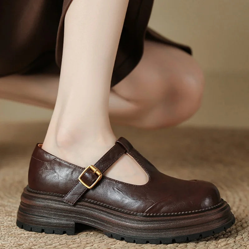 Farisse T-Strap Shoes