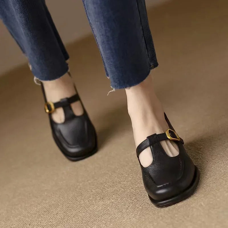 Ysolenne T-Strap Sandals