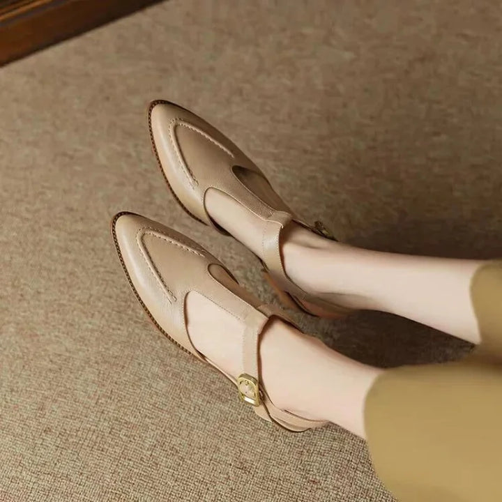 Aurenza Buckle-Detail Shoes