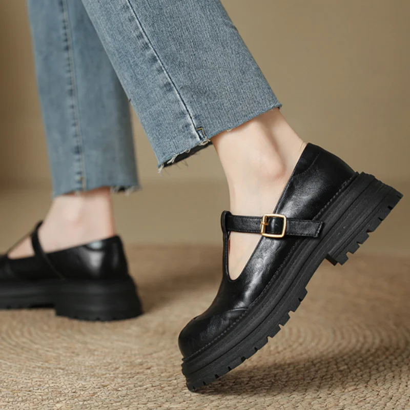 Farisse T-Strap Shoes