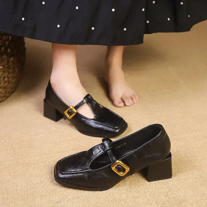 Dorvanna Timeless French Mary Jane Flats