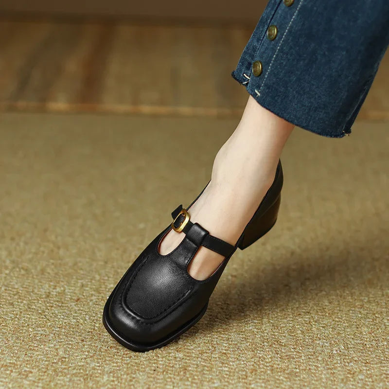Ysolenne T-Strap Sandals