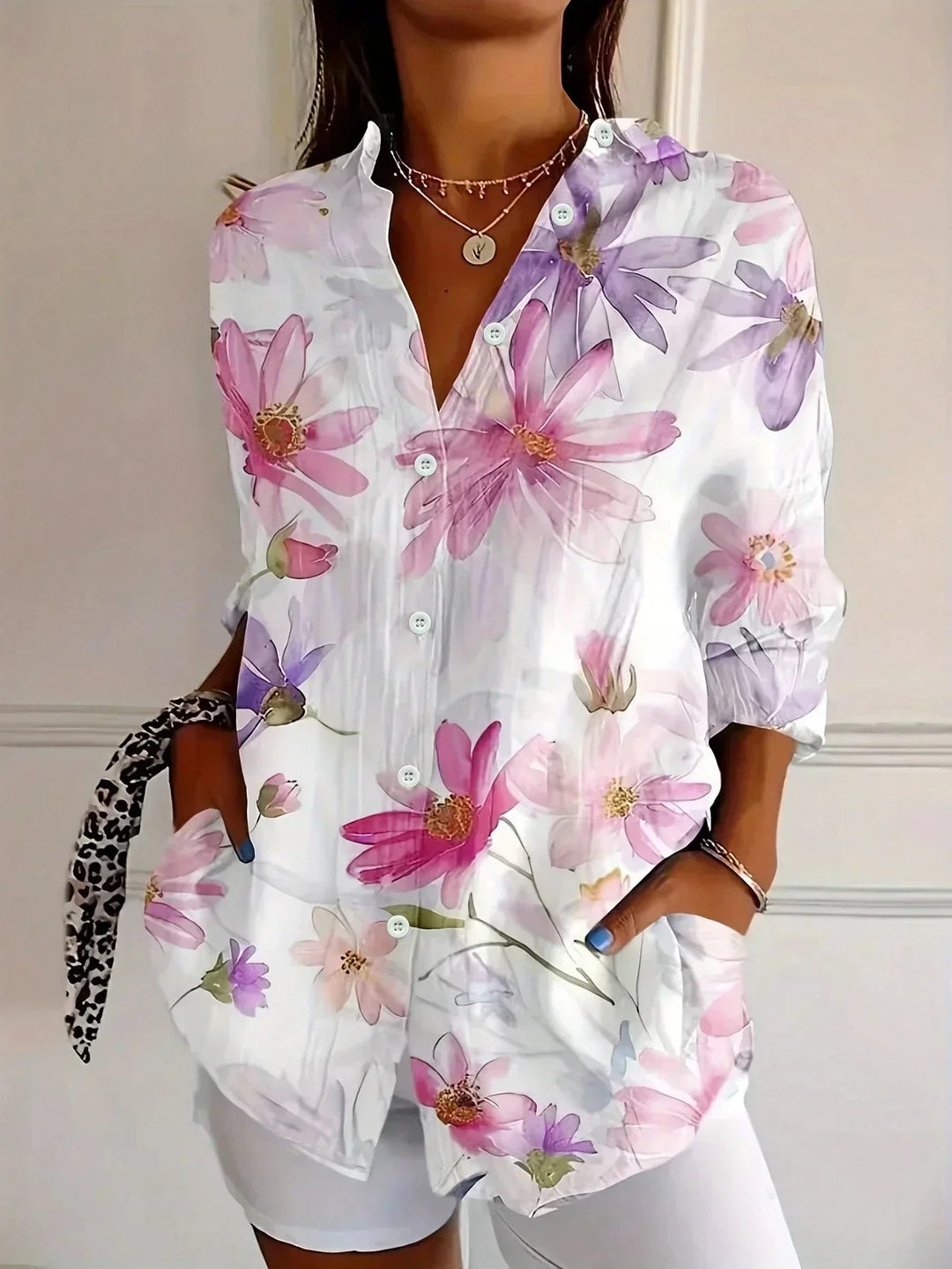 Emily | Elegant Long Sleeve Shirt