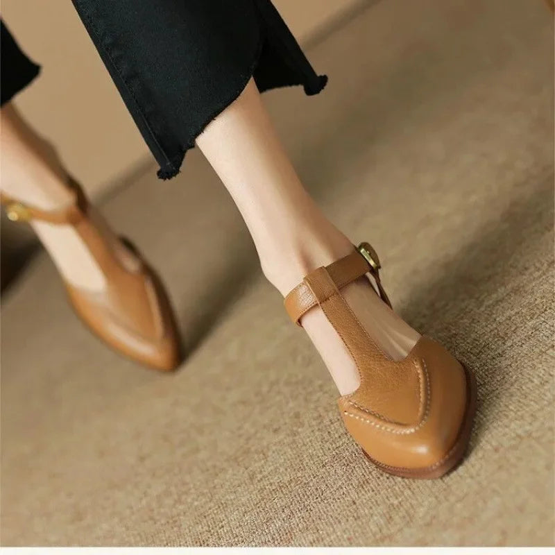 Aurenza Buckle-Detail Shoes