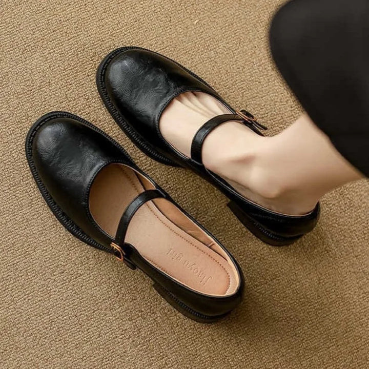 Belle | Classic Leather Mary Jane Comfort Footwear