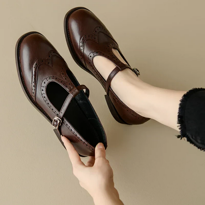Hazel | Stylish T-Strap Mary Jane Footwear