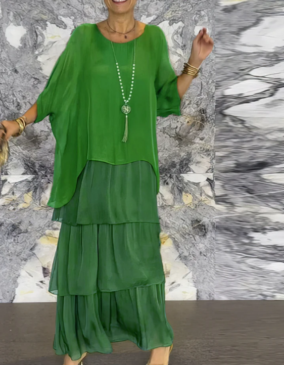 Larina | Elegant Flowing Maxi Dress