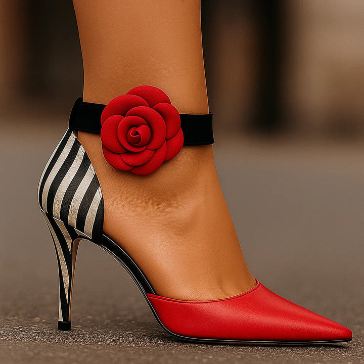 Carly | Floral Elegance Heels
